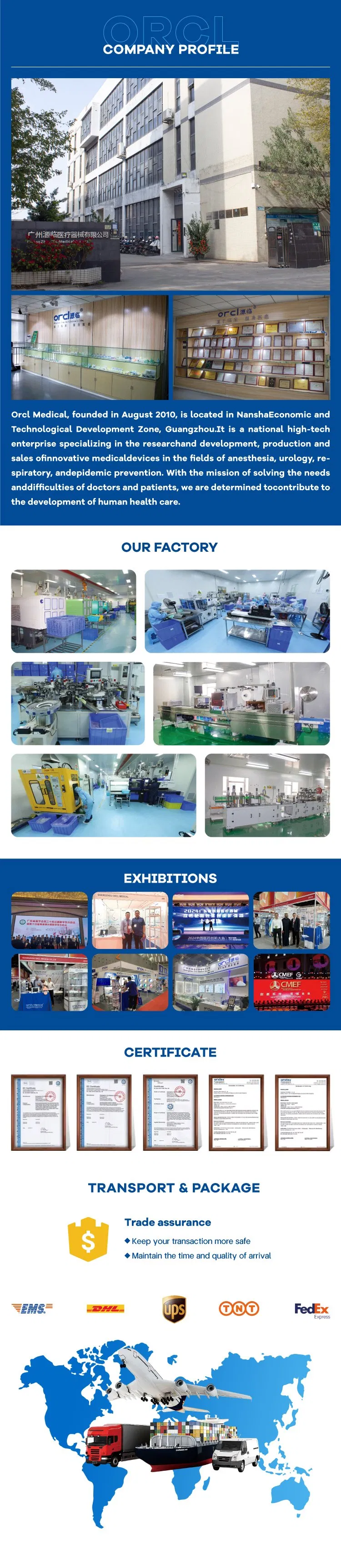 Eenmalige siliconen Foley katheter 1 Way 2 Way 3 Way Fr6-Fr30 4