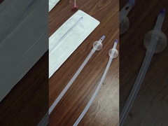 Silicone gecoate latex foley katheter 3 way dubbele ballon voor urologie chirurgie