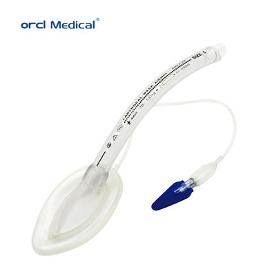 Aangepaste wegwerp medische anesthesie siliconen PVC versterkte larynxmasker luchtweg voor ziekenhuischirurgie