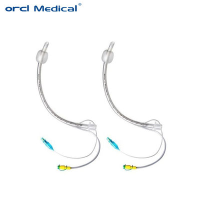 Medisch wegwerp PVC zachte flexibele endotracheale buis met zuiglumen endotracheale buis