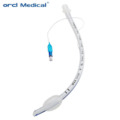 Medisch wegwerp PVC-materiaal endotracheale buis Onbeklede / beklede endotracheale buizen met verschillende maten PVC-endotracheale buishandelaar