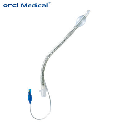 Glanzige, heldere, versterkte, laag profiel, geboeide endotracheale buis
