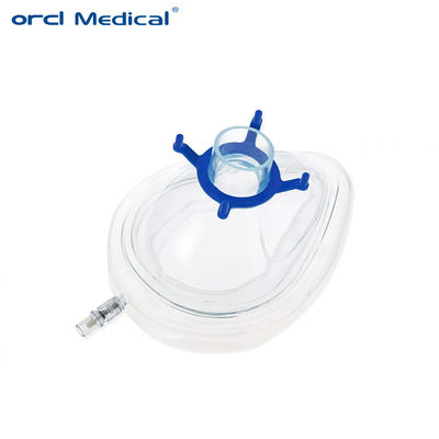 OEM-service Medisch wegwerpverdoofd gezichtsmasker Latex gratis PVC-verdoofd masker XL XXL maat