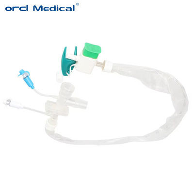 Transparante zuigkatheterbuis Grootte Volwassen / 72 uur / Tracheostomiebuis 12 Fr Oem