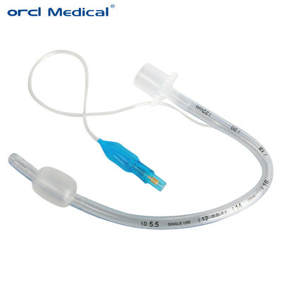 EOS 3,5 mm orale endotracheale buis, geboeid met een beveiligingsapparaat.