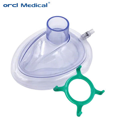 Ziekenhuis Wegwerp Air Cushion Mask Opblaasbaar Wegwerp Ademhaling Medisch Gezicht Zuurstof PVC Anesthesie Mask Bedrijfsprijs