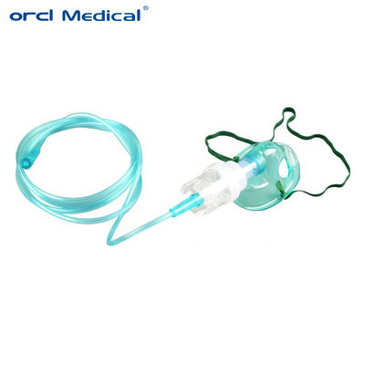 Medisch verbruiksmateriaal PVC aerosol zuurstofverdundelaar masker volwassen en baby baby verdundelaar masker kit hoge kwaliteit fabriek fabrikant