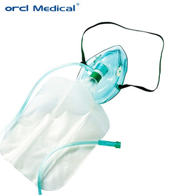 Comfortabel zuurstofmasker zonder herademing met 1000 ml reservoirzak