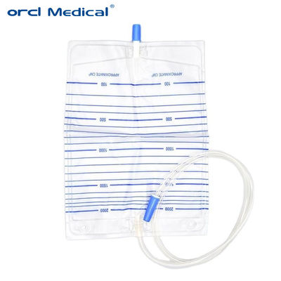 Steriele plastische urologie wegwerpproducten Wegwerpzakken voor volwassen urine 2000 ml