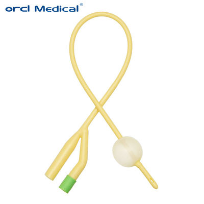 OEM Latex Foley Catheter Medische kwaliteit Foley Ballon Catheter 3 Way / 2 Way