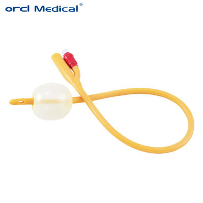 Groothandel Medische eenmalige gele urine 2 Way 3 Way Fr6-30 Latex Foley katheter