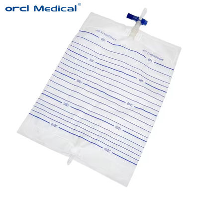 Fabrieksfabrikant Urine Drainage Bags Steriele medische wegwerp 2000ml Volwassenen Bag Urine Inzameling Bag