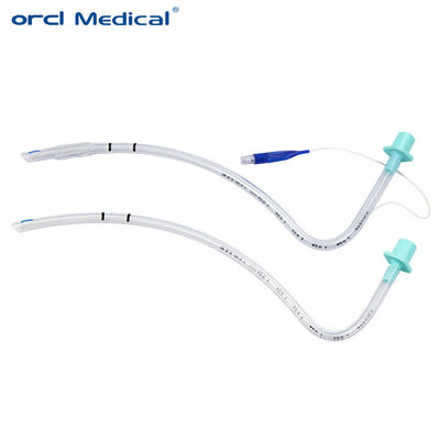 Steriele versterkte endotracheale buis Neusvormig Verschillende maten Hoog volume geboeid
