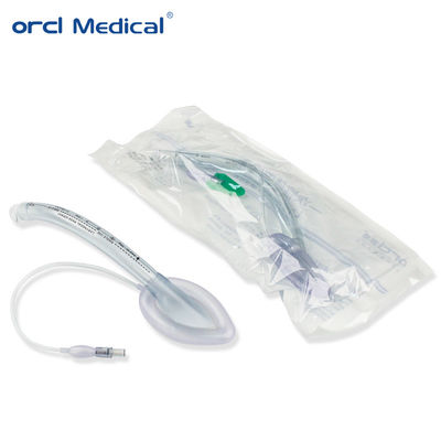 Fabrieksleverancier Wegwerpbare medische kwaliteit PVC Algemene anesthesie Intubating laryngale masker luchtweg met # 1-5 grootte