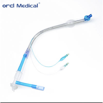 PVC dubbelluumen endotracheale buis
