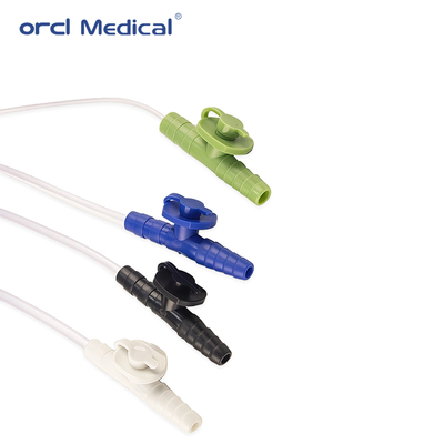 Medisch geschikte PVC-zuigkatheter Steriele wegwerp PVC-zuigkatheter Zacht punt voor traumavermindering