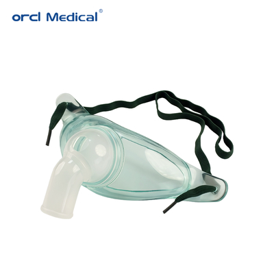 Eenmalige medische benodigdheden PVC gezichtsmasker zuurstofmasker Tracheostomiemasker Voor volwassenen/kinderen